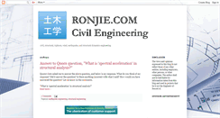 Desktop Screenshot of engg.ronjie.com